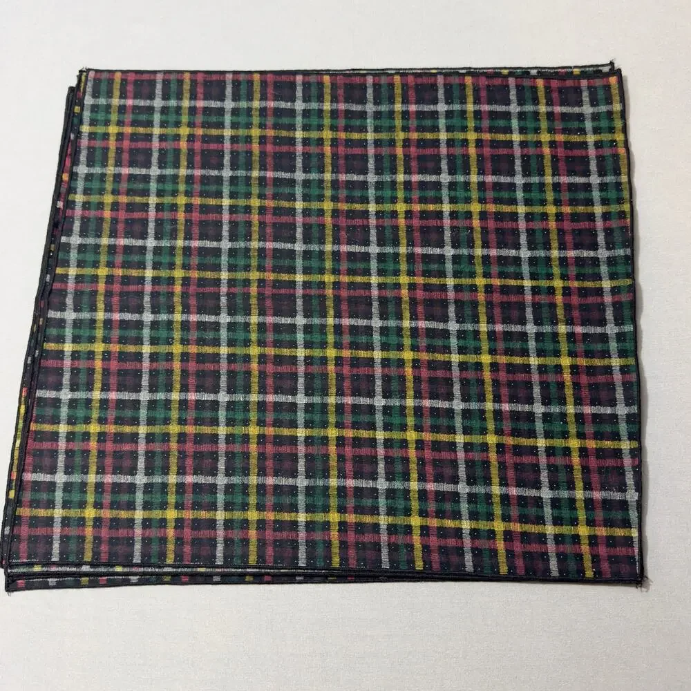 TARTAN Plaid Vintage Cloth Napkin Set of 6